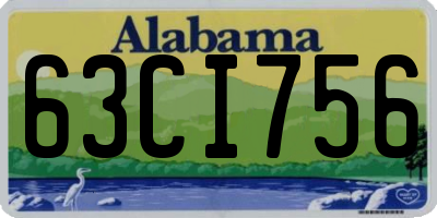 AL license plate 63CI756