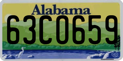 AL license plate 63CO659