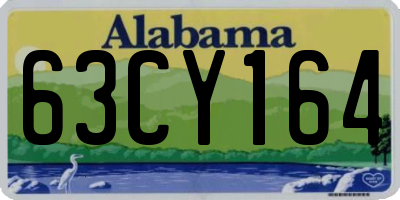 AL license plate 63CY164