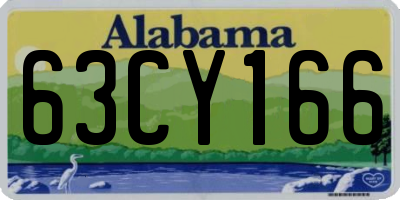 AL license plate 63CY166