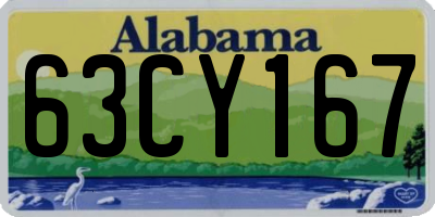 AL license plate 63CY167