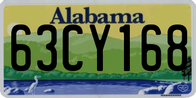 AL license plate 63CY168