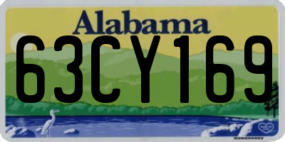 AL license plate 63CY169