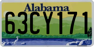 AL license plate 63CY171