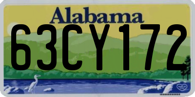 AL license plate 63CY172