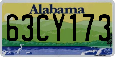 AL license plate 63CY173