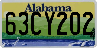 AL license plate 63CY202