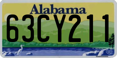 AL license plate 63CY211