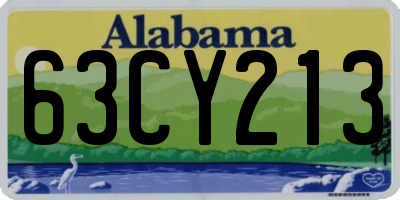 AL license plate 63CY213