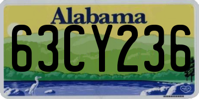 AL license plate 63CY236