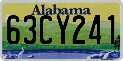 AL license plate 63CY241