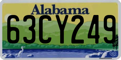AL license plate 63CY249