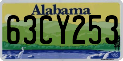 AL license plate 63CY253