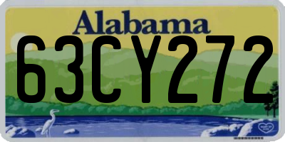 AL license plate 63CY272