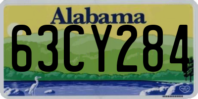 AL license plate 63CY284
