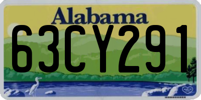 AL license plate 63CY291