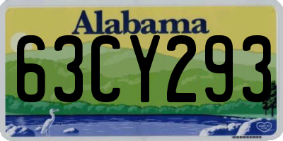 AL license plate 63CY293