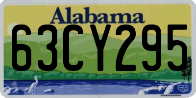AL license plate 63CY295