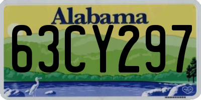 AL license plate 63CY297