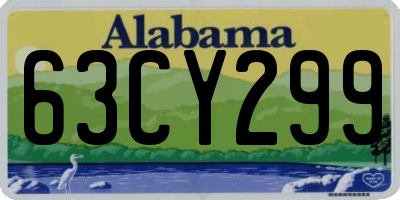 AL license plate 63CY299
