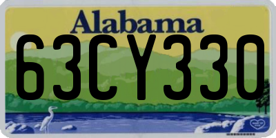 AL license plate 63CY330