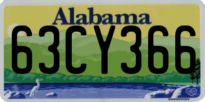 AL license plate 63CY366