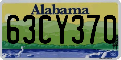 AL license plate 63CY370