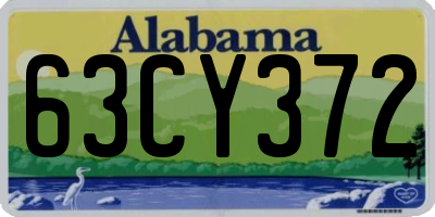 AL license plate 63CY372