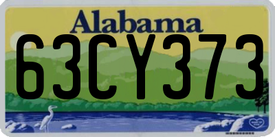 AL license plate 63CY373