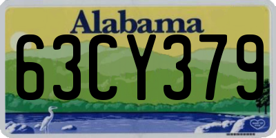AL license plate 63CY379