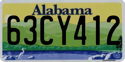 AL license plate 63CY412