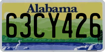 AL license plate 63CY426