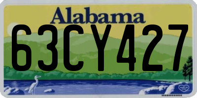 AL license plate 63CY427