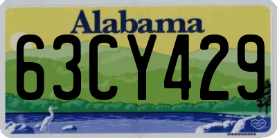 AL license plate 63CY429
