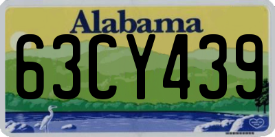 AL license plate 63CY439