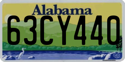 AL license plate 63CY440