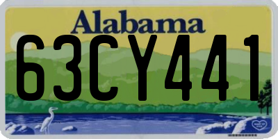 AL license plate 63CY441
