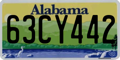 AL license plate 63CY442
