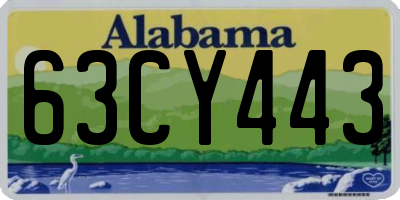 AL license plate 63CY443
