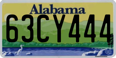 AL license plate 63CY444