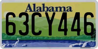 AL license plate 63CY446
