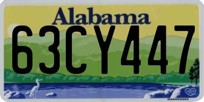 AL license plate 63CY447
