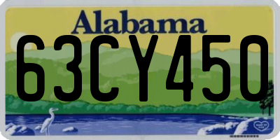 AL license plate 63CY450