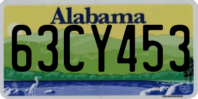 AL license plate 63CY453