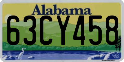 AL license plate 63CY458