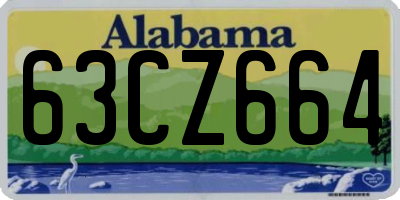 AL license plate 63CZ664