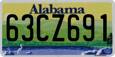 AL license plate 63CZ691