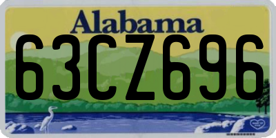 AL license plate 63CZ696