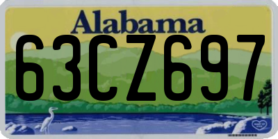 AL license plate 63CZ697