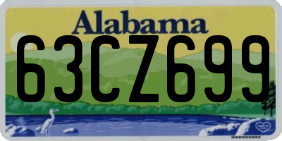 AL license plate 63CZ699